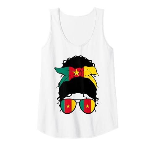 Damen Kamerunisches Mädchen Kamerun Flagge Stolze Kamerunische Frau Tank Top Damen Kamerunisches Mädchen Kamerun Flagge Stolze Kamerunische Frau Tank Top von Proud To Be A Cameroonian Girl Apparel Co.