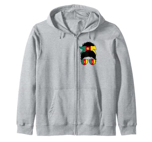 Kamerunisches Mädchen Kamerun Flagge Stolze Kamerunische Frau Kapuzenjacke Kamerunisches Mädchen Kamerun Flagge Stolze Kamerunische Frau Kapuzenjacke von Proud To Be A Cameroonian Girl Apparel Co.