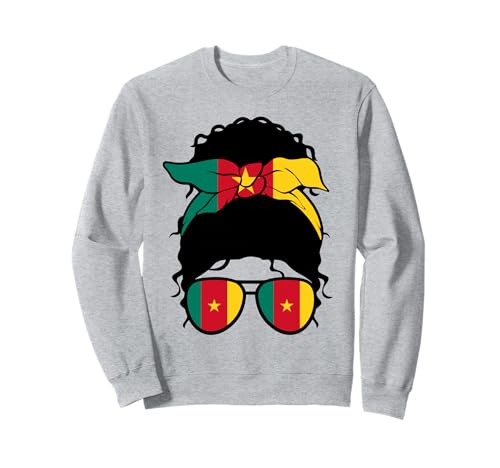 Kamerunisches Mädchen Kamerun Flagge Stolze Kamerunische Frau Sweatshirt Kamerunisches Mädchen Kamerun Flagge Stolze Kamerunische Frau Sweatshirt von Proud To Be A Cameroonian Girl Apparel Co.