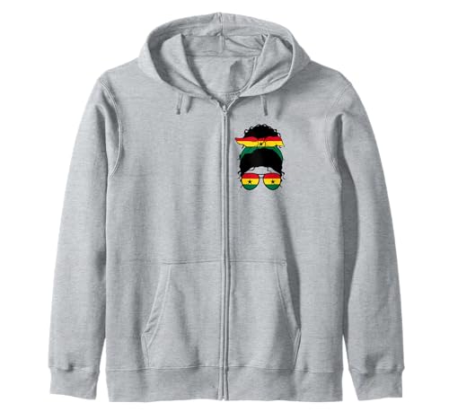 Ghanaisches Mädchen Ghana Ghanaische Flagge Stolze Ghanaische Frau Kapuzenjacke Ghanaisches Mädchen Ghana Ghanaische Flagge Stolze Ghanaische Frau Kapuzenjacke von Proud To Be A Ghanaian Girl Apparel Co.