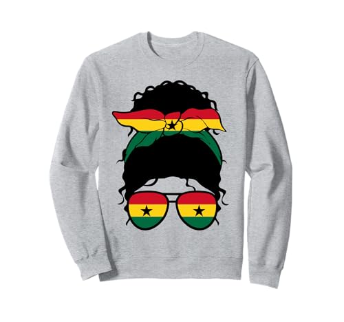 Ghanaisches Mädchen Ghana Ghanaische Flagge Stolze Ghanaische Frau Sweatshirt Ghanaisches Mädchen Ghana Ghanaische Flagge Stolze Ghanaische Frau Sweatshirt von Proud To Be A Ghanaian Girl Apparel Co.