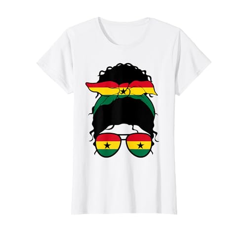 Ghanaisches Mädchen Ghana Ghanaische Flagge Stolze Ghanaische Frau T-Shirt Ghanaisches Mädchen Ghana Ghanaische Flagge Stolze Ghanaische Frau T-Shirt von Proud To Be A Ghanaian Girl Apparel Co.