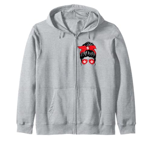Hongkonger Mädchen Hongkong-Flagge Stolze Hongkonger Frau Kapuzenjacke Hongkonger Mädchen Hongkong-Flagge Stolze Hongkonger Frau Kapuzenjacke von Proud To Be A Hong Kong Girl Apparel Co.