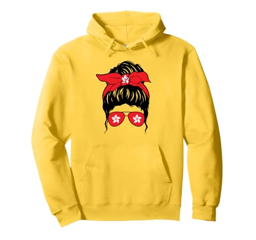 Hongkonger Mädchen Hongkong-Flagge Stolze Hongkonger Frau Pullover Hoodie Hongkonger Mädchen Hongkong-Flagge Stolze Hongkonger Frau Pullover Hoodie von Proud To Be A Hong Kong Girl Apparel Co.
