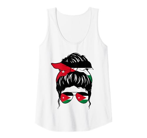 Damen Jordanisches Mädchen, Jordanien, jordanische Flagge, stolze jordanische Frau Tank Top Damen Jordanisches Mädchen, Jordanien, jordanische Flagge, stolze jordanische Frau Tank Top von Proud To Be A Jordanian Girl Apparel Co.