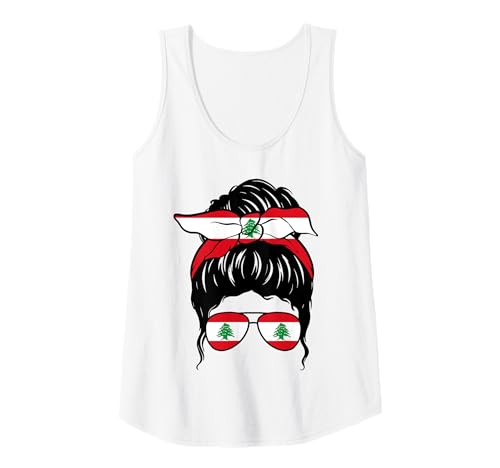 Damen Libanesisches Mädchen, libanesische Flagge, stolze libanesische Frau Tank Top Damen Libanesisches Mädchen, libanesische Flagge, stolze libanesische Frau Tank Top von Proud To Be A Lebanese Girl Apparel Co.