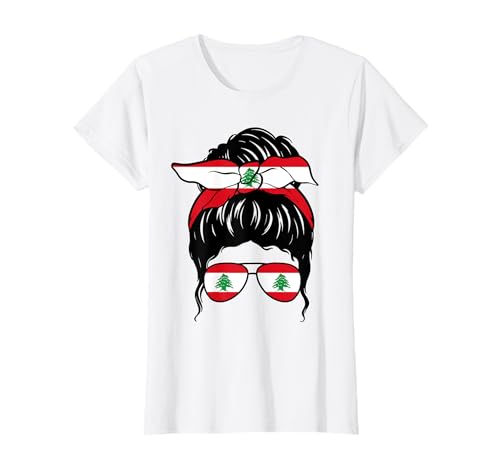 Libanesisches Mädchen, libanesische Flagge, stolze libanesische Frau T-Shirt Libanesisches Mädchen, libanesische Flagge, stolze libanesische Frau T-Shirt von Proud To Be A Lebanese Girl Apparel Co.