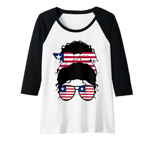 Damen Mädchen Liberia Liberian Flag Proud Liberian Woman Raglan Damen Mädchen Liberia Liberian Flag Proud Liberian Woman Raglan von Proud To Be A Liberian Woman Apparel Co.