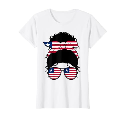 Mädchen Liberia Liberian Flag Proud Liberian Woman T-Shirt Mädchen Liberia Liberian Flag Proud Liberian Woman T-Shirt von Proud To Be A Liberian Woman Apparel Co.