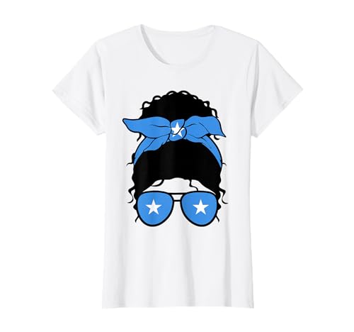 Somalisches Mädchen Somalia Flagge von Somalia Stolze somalische Frau T-Shirt von Proud To Be A Somali Girl Apparel Co.