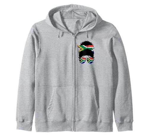 Südafrikanisches Mädchen Südafrika Flagge Stolze Frau Kapuzenjacke Südafrikanisches Mädchen Südafrika Flagge Stolze Frau Kapuzenjacke von Proud To Be A South African Girl Apparel Co.