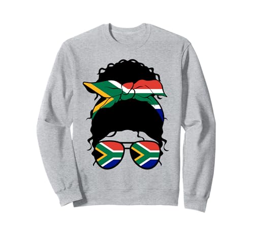 Südafrikanisches Mädchen Südafrika Flagge Stolze Frau Sweatshirt Südafrikanisches Mädchen Südafrika Flagge Stolze Frau Sweatshirt von Proud To Be A South African Girl Apparel Co.