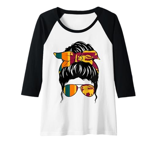 Damen Sri Lanka Girl Sri Lanka Flag Proud Sri Lanka Woman Raglan Damen Sri Lanka Girl Sri Lanka Flag Proud Sri Lanka Woman Raglan von Proud To Be A Sri Lankan Girl Apparel Co.