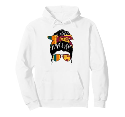Sri Lanka Girl Sri Lanka Flag Proud Sri Lanka Woman Pullover Hoodie Sri Lanka Girl Sri Lanka Flag Proud Sri Lanka Woman Pullover Hoodie von Proud To Be A Sri Lankan Girl Apparel Co.