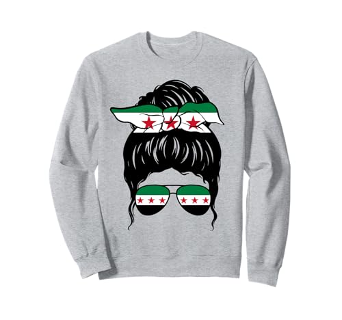 Syrisches Mädchen Syrien Syrische Flagge Stolze Syrische Frau Sweatshirt Syrisches Mädchen Syrien Syrische Flagge Stolze Syrische Frau Sweatshirt von Proud To Be A Syrian Girl Apparel Co.