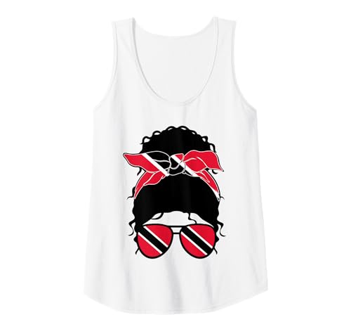 Damen Trinidad und Tobago Girl Trinidad und Tobago Flag Woman Tank Top von Proud To Be A Trinidad and Tobago Girl Apparel Co.