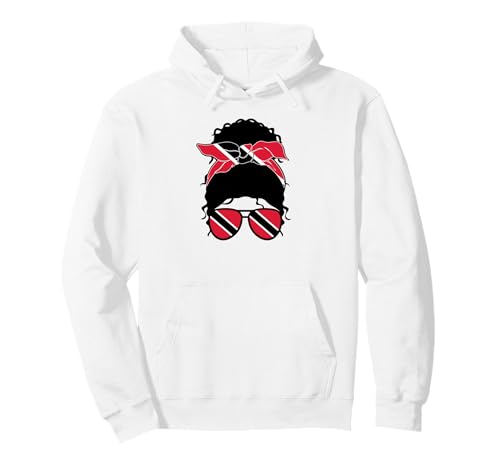 Trinidad und Tobago Girl Trinidad und Tobago Flag Woman Pullover Hoodie von Proud To Be A Trinidad and Tobago Girl Apparel Co.