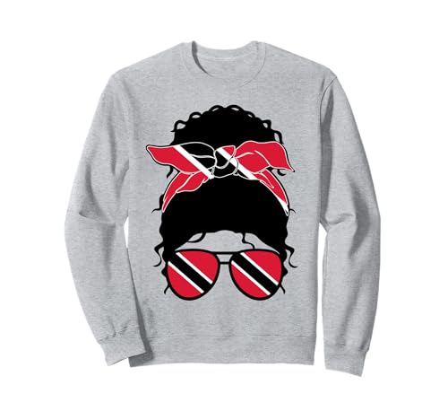Trinidad und Tobago Girl Trinidad und Tobago Flag Woman Sweatshirt von Proud To Be A Trinidad and Tobago Girl Apparel Co.