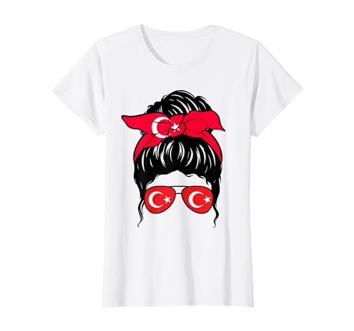 Türkisches Mädchen Türkiye Türkische Flagge Türkei Türk Kizi T-Shirt Türkisches Mädchen Türkiye Türkische Flagge Türkei Türk Kizi T-Shirt von Proud To Be A Turkish Girl Apparel Co.