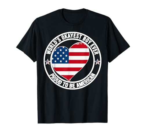 Zum Brother Best American Bro World Okayest Boy Kid befördert T-Shirt Zum Brother Best American Bro World Okayest Boy Kid befördert T-Shirt von Proud To Be American Xmas Family Matching Apparel