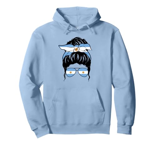 Argentinisches Mädchen Argentinien Flagge Stolze argentinische Frau Pullover Hoodie von Proud To Be An Argentinian Girl Apparel Co.