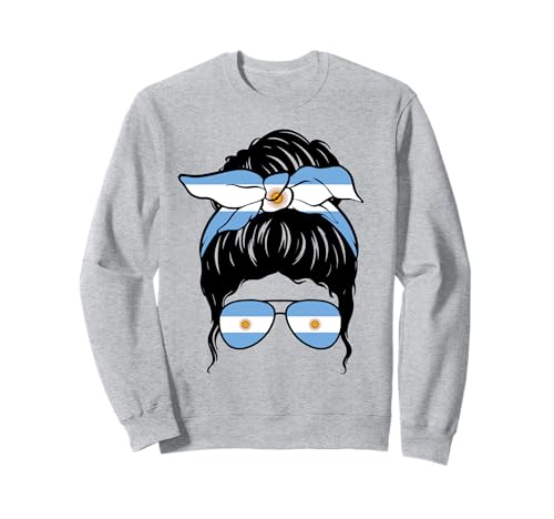 Argentinisches Mädchen Argentinien Flagge Stolze argentinische Frau Sweatshirt von Proud To Be An Argentinian Girl Apparel Co.
