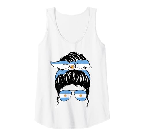 Damen Argentinisches Mädchen Argentinien Flagge Stolze argentinische Frau Tank Top von Proud To Be An Argentinian Girl Apparel Co.