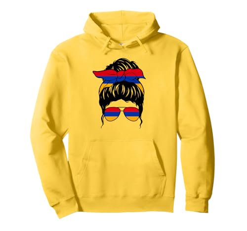 Armenisches Mädchen Armenien Armenische Flagge Stolze armenische Frau Pullover Hoodie Armenisches Mädchen Armenien Armenische Flagge Stolze armenische Frau Pullover Hoodie von Proud To Be An Armenian Girl Apparel Co.