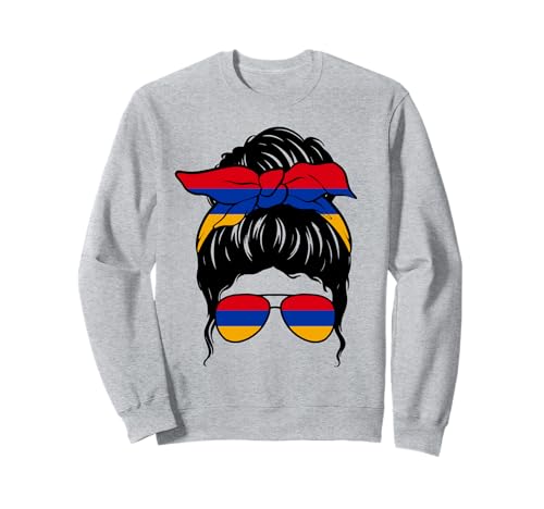 Armenisches Mädchen Armenien Armenische Flagge Stolze armenische Frau Sweatshirt Armenisches Mädchen Armenien Armenische Flagge Stolze armenische Frau Sweatshirt von Proud To Be An Armenian Girl Apparel Co.