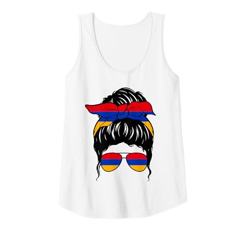 Damen Armenisches Mädchen Armenien Armenische Flagge Stolze armenische Frau Tank Top Damen Armenisches Mädchen Armenien Armenische Flagge Stolze armenische Frau Tank Top von Proud To Be An Armenian Girl Apparel Co.