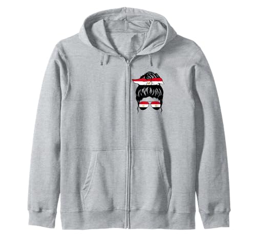 Ägyptisches Mädchen Ägypten Ägyptische Flagge Stol Kapuzenjacke von Proud To Be An Egyptian Girl Apparel Co.