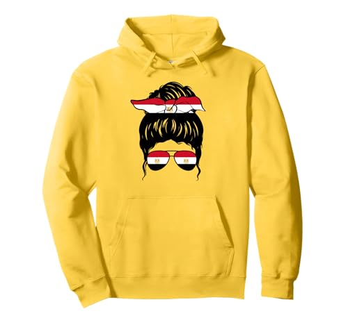 Ägyptisches Mädchen Ägypten Ägyptische Flagge Stol Pullover Hoodie von Proud To Be An Egyptian Girl Apparel Co.