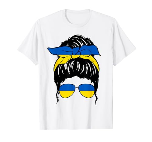 Ukrainisches Mädchen Ukraine Ukrainische Flagge Stolze Ukrainische Frau T-Shirt von Proud To Be An Ukrainian Girl Apparel Co.