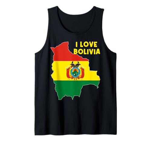 Hello Sucre I Herz Bolivien Karte Flagge Stolz Bolivian Dad Mama Tank Top von Proud To Be Bolivian Cool Bolivia Independence Day