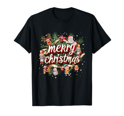 Lustige Weihnachtsbeleuchtung Elfe Weihnachtsmann Familie Männer Frauen T-Shirt von Proud Vintage 60's 70's 80's 90's Retro Gifts