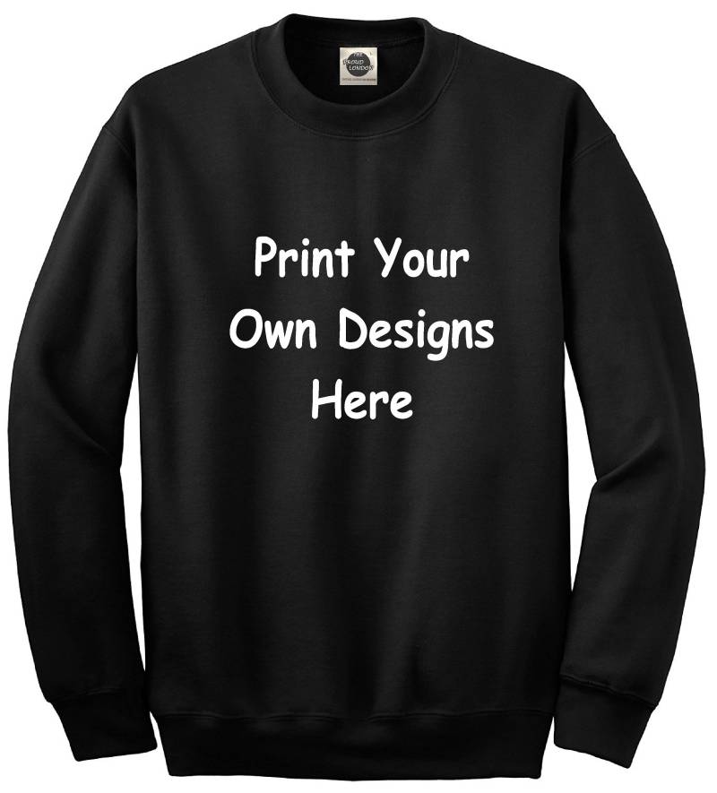 Personalisieren Sie Ihre Eigenen Sweatshirt-Pullover, Entwerfen Benutzerdefinierte Pullover Sweatshirt Mit Ihrem Text, Bildern Oder Logos von ProudLondonStore