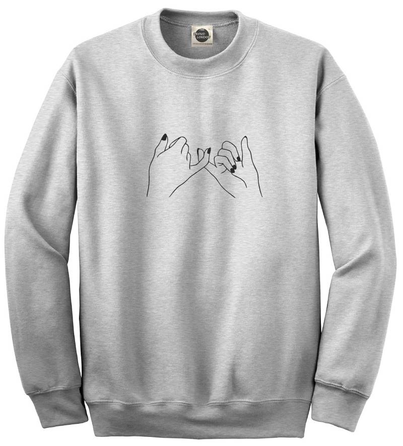 Pinky Versprechen || Neue Blogger Mode|| Unisex Crewneck Sweatshirt Pullover Top|| Xs-Xl| von ProudLondonStore
