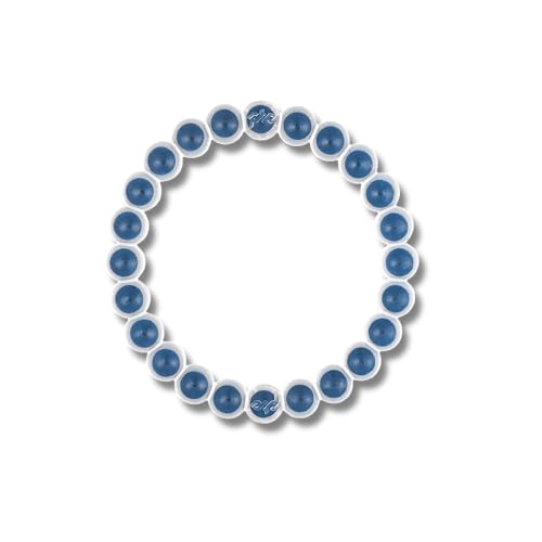 Proudtocarry Edelstein Armband aus echtem, natürlichem Onyx - innovatives Design für Damen, Herren & Kinder - geschützt in weichem Silikon - einfach zum hineinschlüpfen von Proudtocarry