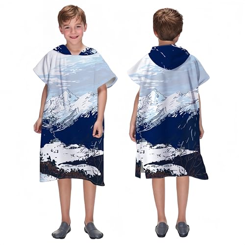 Proumhang Kinder Surf Poncho Badeponcho Mikrofaser Bademantel Strandtuch Frottee Wechselmantel Wassersport Poncho Mädchen Jungen 60 cm x 75 cm Proumhang Kinder Surf Poncho Badeponcho Mikrofaser Bademantel Strandtuch Frottee Wechselmantel Wassersport Poncho Mädchen Jungen 60 cm x 75 cm von Proumhang