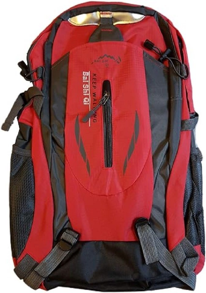 Provance Rucksack Rucksack 45 Liter schwarz rot blau Reiserucksack Wanderrucksack von Provance