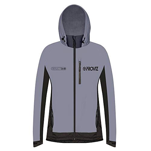 Proviz Damen REFLECT360 Fleece-gefütterte 100% reflektierende und wasserdichte Outdoor-Jacke von Proviz