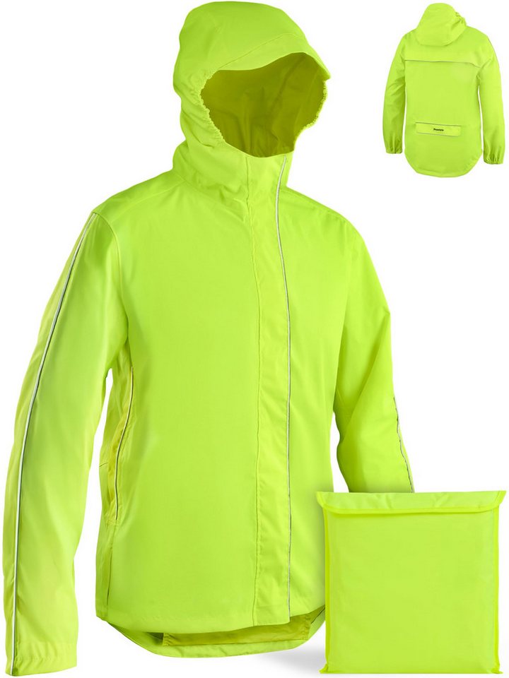 Prowiste Regenjacke Fahrradjacke - Wasserdicht Atmungsaktiv Reflektierend – Fahrradjacke (1-St) Herren & Damen – Wasserdicht & Atmungsaktiv Reflektierende Regenjacke von Prowiste