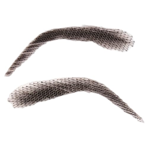 Echthaar Augenbrauen Set Realistische Gefälschte Augenbrauen Natürlich Aussehende Wiederverwendbare Menschenhaar Falsche Authentische Wasserdicht Aufkleber Transfer Pflege von Proypiax