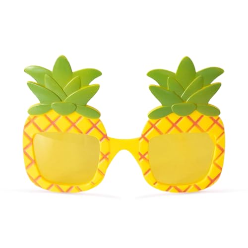 Proypiax Ananas Sonnenbrille Erwachsene - Sommer Party Erwachsene Obst Brille - Tropische Accessoires Für Damen Herren Kinder Reise Pool Urlaub von Proypiax