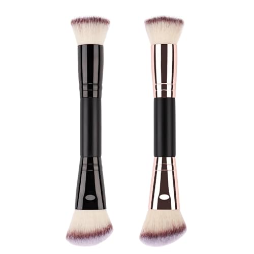 Proypiax Foundation-Pinsel, Concealer-Pinsel,Doppelseitiger Lidschatten-Puderpinsel | Concealer-Make-up-Gesichtspinsel für Erwachsene zum Konturieren und Verblenden von Proypiax