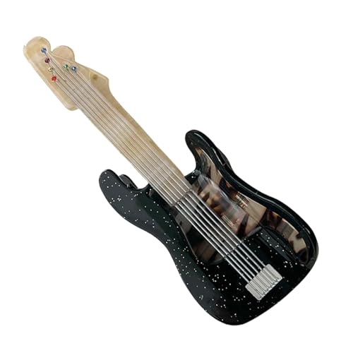 Proypiax Haarkieferclip für Frauen, Haargreiferkrallen, Stilvoller Haare Catch Clip mit Geigenform Design für Mädchen, Non-Schlupf-Pferdeschwanzhalter-Haarnadel für, Freizeit, Ausflug, formelle von Proypiax