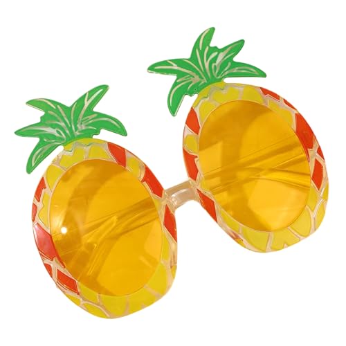 Proypiax Hawaii Sonnenbrille | Modische Tropen Sonnenbrille,Ananas Sommer Brillen für Erwachsene Kinder Männer Frauen Reise Autoreise Bühne Fotobox Geburtstag von Proypiax