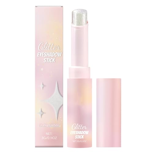 Proypiax Lidschattenstock, Lidschattenstift - Crystal Jelly Glaze Sticks Lidschatten - Mischbares tragbares Gesichtsmake -up für Reiseverkieferung und Festival von Proypiax