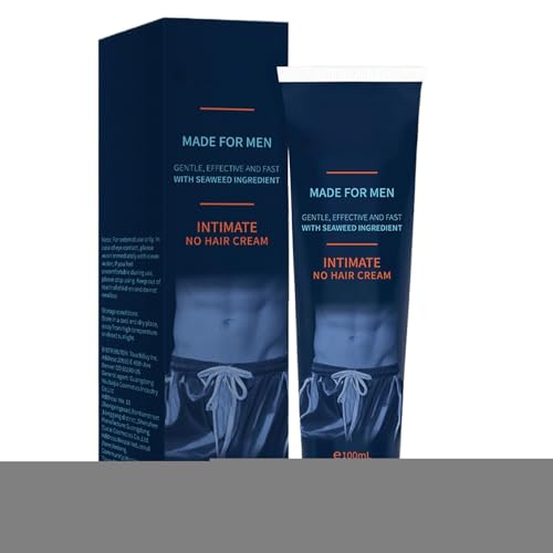 Proypiax Männer Körper Enthaarungscreme,Körper Haarentfernungscreme Für Männer | Sanfte Pflege Für Sensitive Trockene Haut Beine Brust Rücken,Sensible Haut Sportler von Proypiax