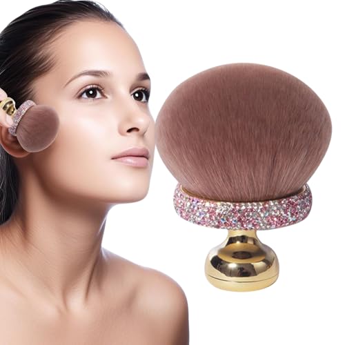 Proypiax Pilz Puderpinsel - Foundation Puderpinsel Für Mädchen - Kompakter Concealer-Applikator Reisezubehör Für Mutter & Tochter von Proypiax